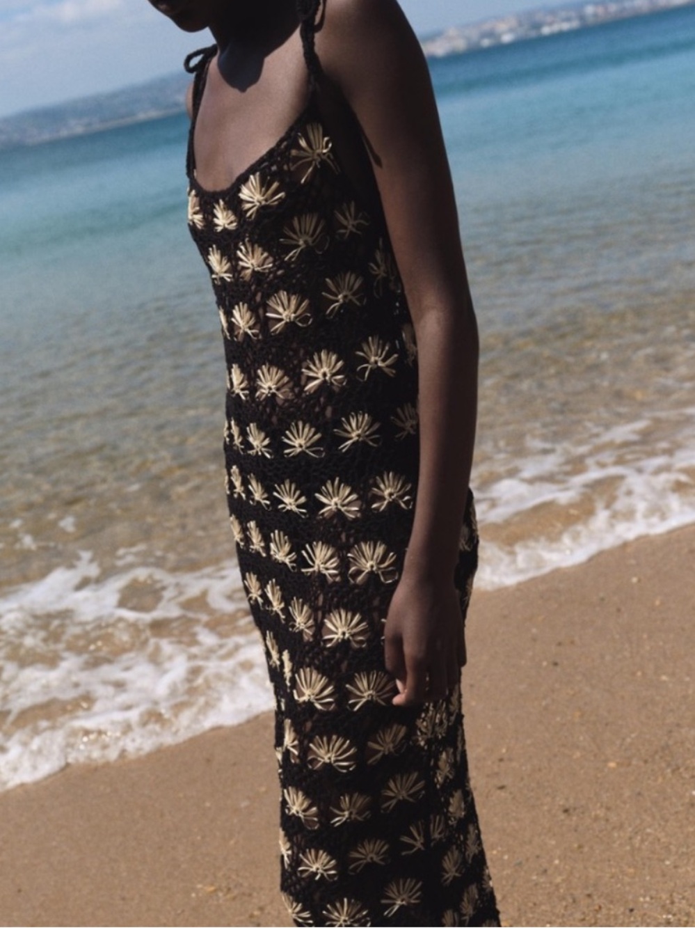 NWT Zara Long Crochet Dress